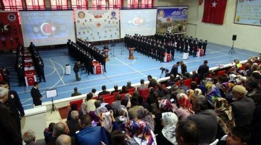 Erzurum Pmy'de Mezuniyet Coşkusu
