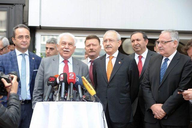 Kılıçdaroğlu, Vatan Partisi’ni Ziyaret Etti