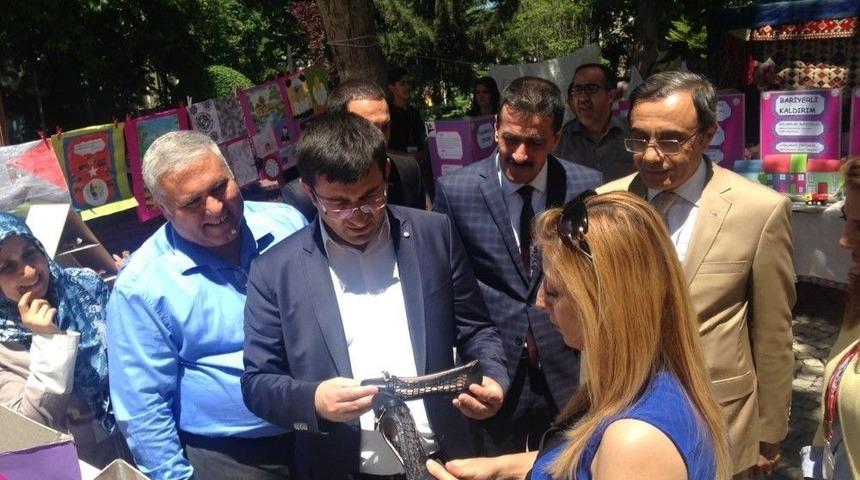 Halk Eğitim Yıl Sonu Sergisi A&ccedil;ıldı