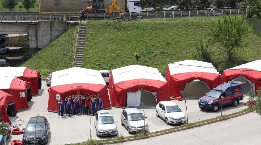 Umke&rsquo;den Sahra Hastanesi Kurulumu Eğitimi