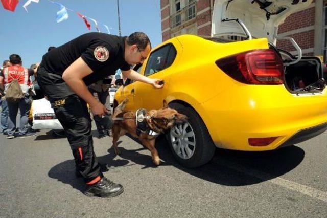 İstanbul'da Taksilere  Polis Denetimi