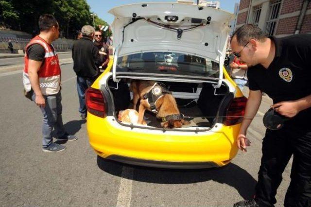 İstanbul'da Taksilere  Polis Denetimi