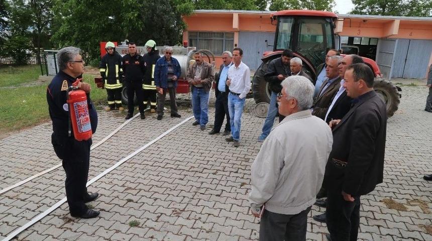 Muhtarlara Yangın Eğitimi