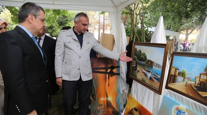 Kırkpınar K&uuml;lt&uuml;r Merkezi Sergisi A&ccedil;ıldı