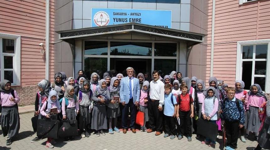 Başkan Akcan Okul Ziyaretlerine Devam Ediyor