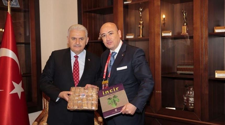 Ayto Başkanı Ülken’den Başbakan Binali Yıldırım’a Aydın İnciri
