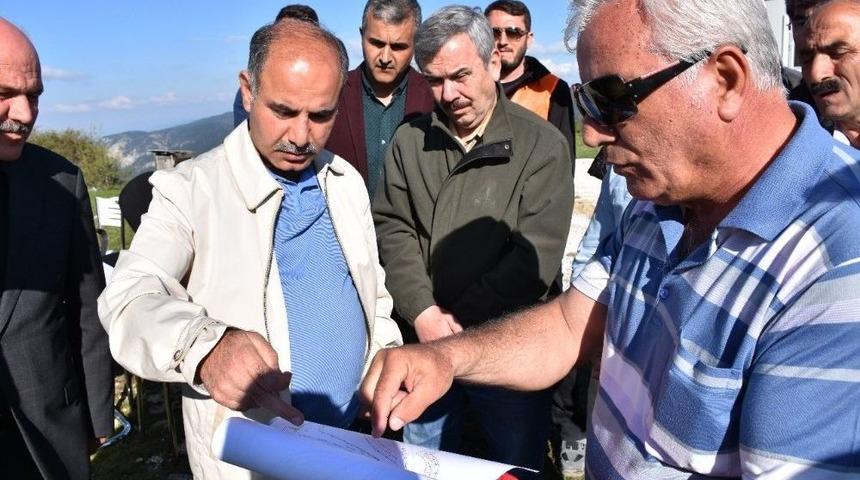 Vali Aktaş, Kayak Tesisindeki &Ccedil;alışmaları Yerinde İnceledi