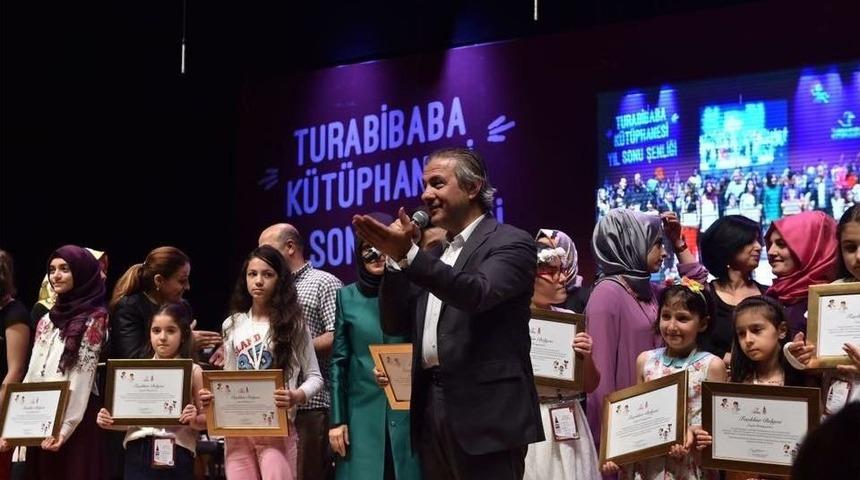 Turabibaba K&uuml;t&uuml;phanesi Yıl Sonu Etkinliğinde &Ccedil;ocuklar Doyasıya Eğlendi