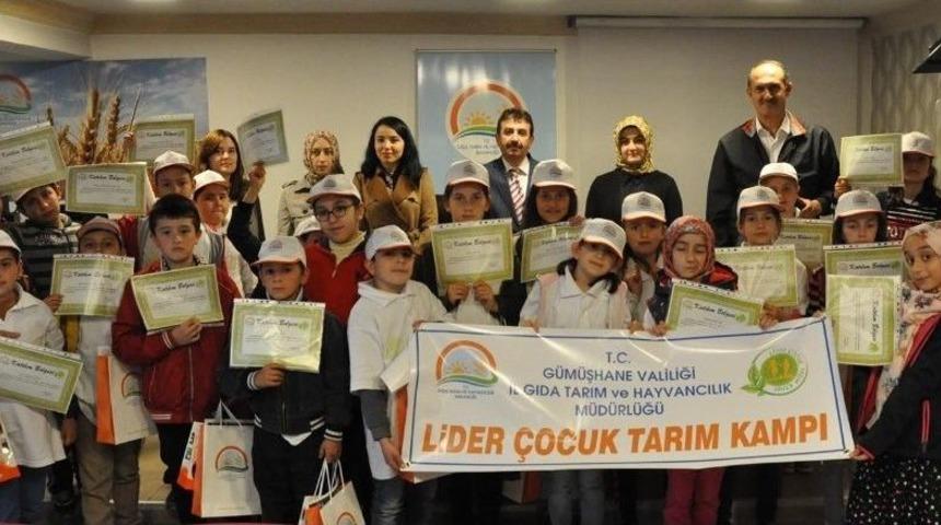 G&uuml;m&uuml;şhane&rsquo;de Lider &Ccedil;ocuk Tarım Kampı Sona Erdi