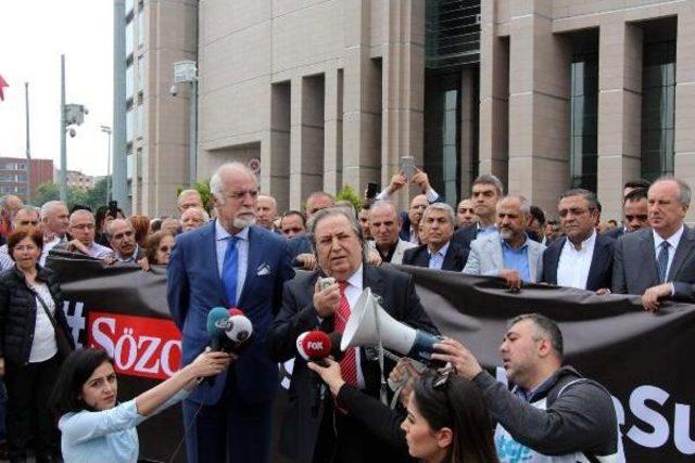 Sözcü Gazetesi Soruşturması Adliye Önünde Protesto Edildi (1)