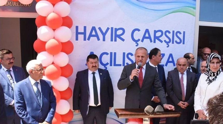 Hayır &Ccedil;arşını Başkan Keleş Hizmete Soktu