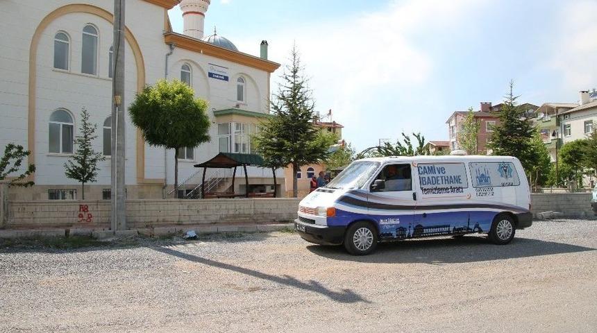 Beyşehir&rsquo;de Ramazan &Ouml;ncesi Camilerde Mobil Temizlik D&ouml;nemi
