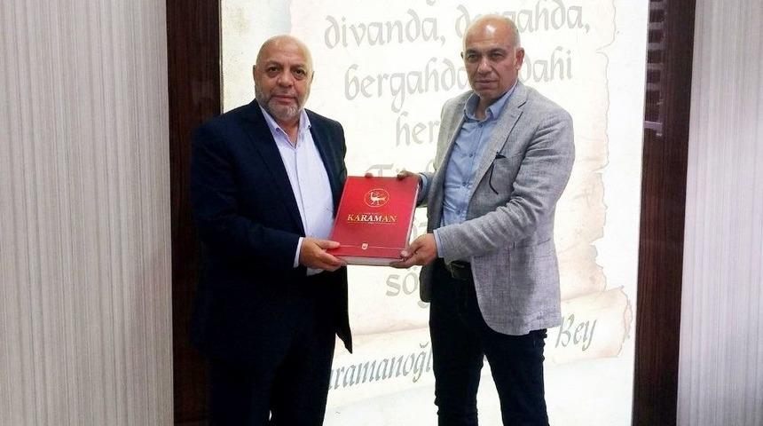 Hak-iş Genel Başkanı Arslan, Başkan &Ccedil;alışkan&rsquo;ı Ziyaret Etti