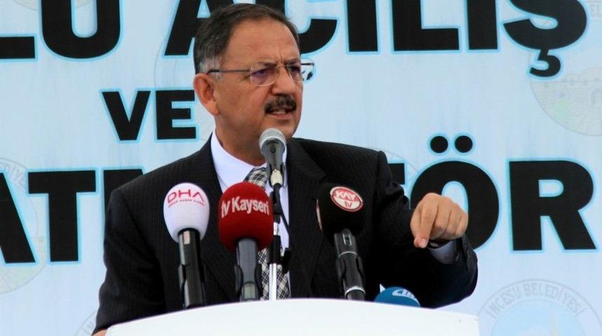 &Ccedil;evre Ve Şehircilik Bakanı Mehmet &Ouml;zhaseki: