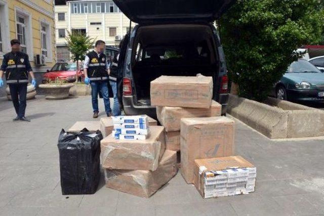 Kahramanmaraş'ta 10 Bin Paket Kaçak Sigara Ele Geçti