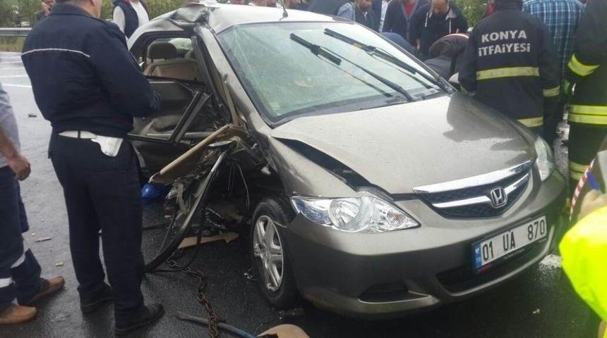 Kulu&rsquo;da Trafik Kazası: 4 Yaralı