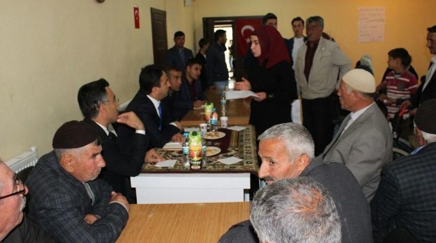 Kaymakam D&uuml;ndar, Mahalle Sakinleriyle Bir Araya Geldi