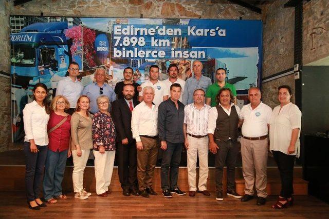 Eşsiz Bodrum Tanıtım Tırı 7 Bin 898 Kilometre Yol Yaptı