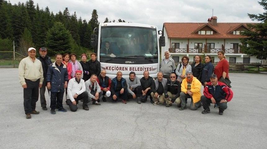 Ke&ccedil;i&ouml;renli Emekliler Dorukkaya&rsquo;da Doğa Y&uuml;r&uuml;y&uuml;ş&uuml; Yaptı