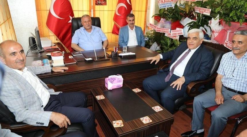 Mhp İl Başkanı Mısırlıgil&rsquo;e Ak Partililerden Ziyaret