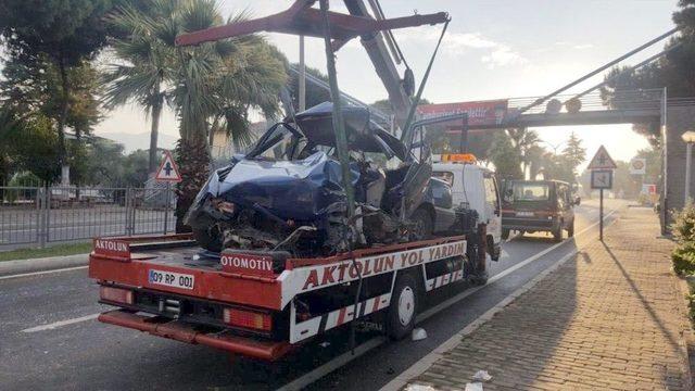 Aydın’da Trafik Kazası; 1 Ölü, 2 Yaralı