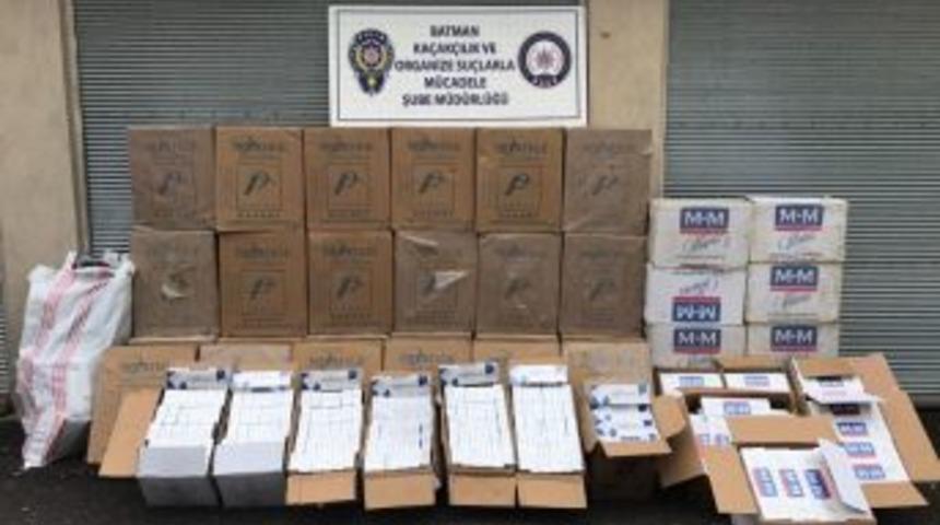 Batman&rsquo;da 43 Bin 310 Paket Ka&ccedil;ak Sigara Ele Ge&ccedil;irildi