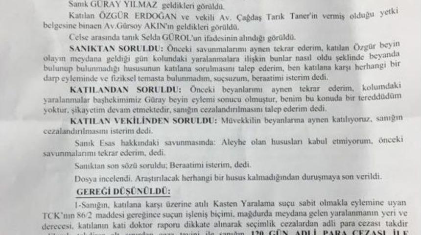 Başhekime Darptan 2 Bin Lira Ceza