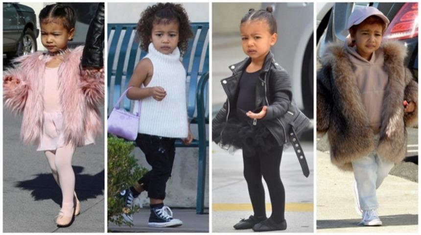Annesinin kızı North West: Bu yaşta moda ikonu oldu 