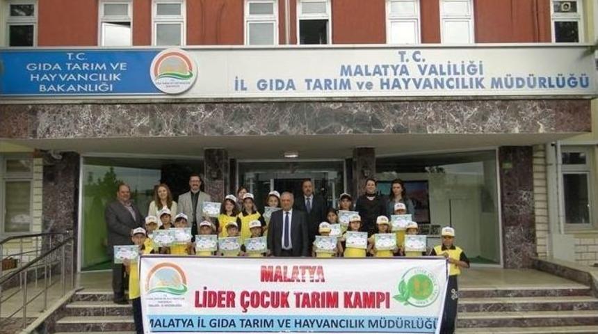 Malatya&rsquo;da &lsquo;lider &Ccedil;ocuk Tarım Kampı&rsquo; D&uuml;zenlendi