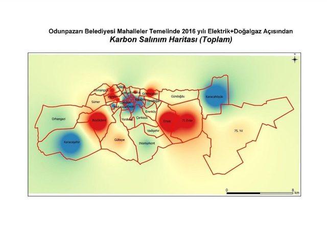 Odunpazarı’nın Karbon Salınım Haritası Hazırlandı