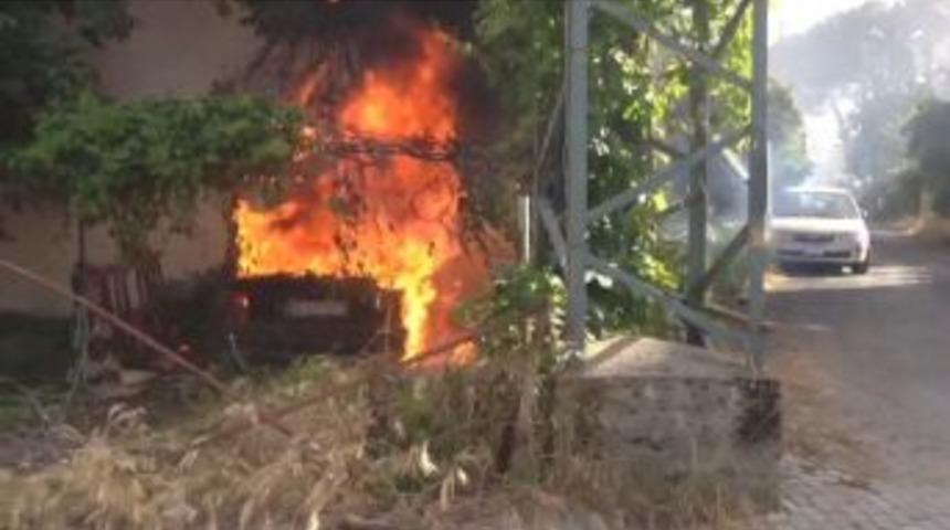 (&ouml;zel Haber) Park Halindeki Ara&ccedil; Alev Topuna D&ouml;nd&uuml;, Facianın Eşiğinden D&ouml;n&uuml;ld&uuml;