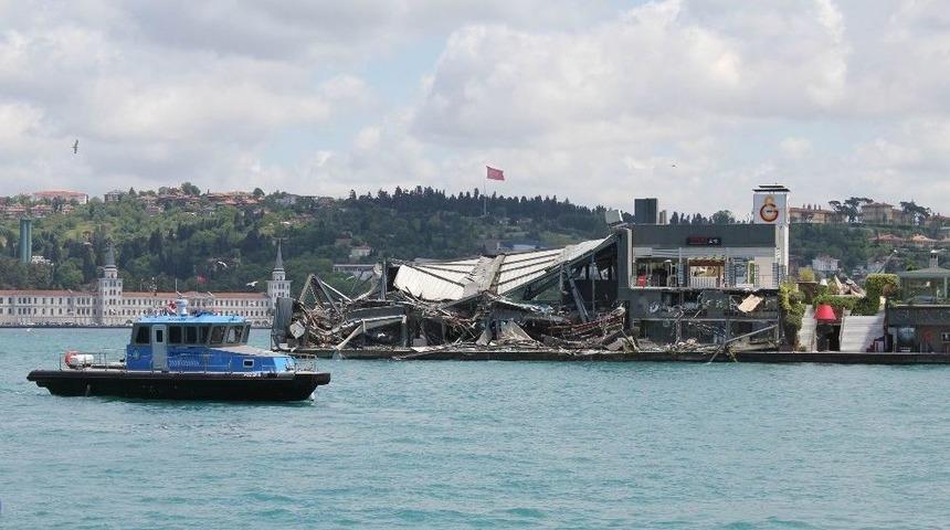Galatasaray Adası&rsquo;nda Yıkım &Ccedil;alışmaları Sona Erdi