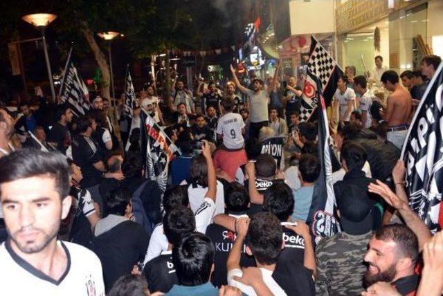 Kahramanmaraş'ta, Beşiktaşlıların Şampiyonluk Coşkusu