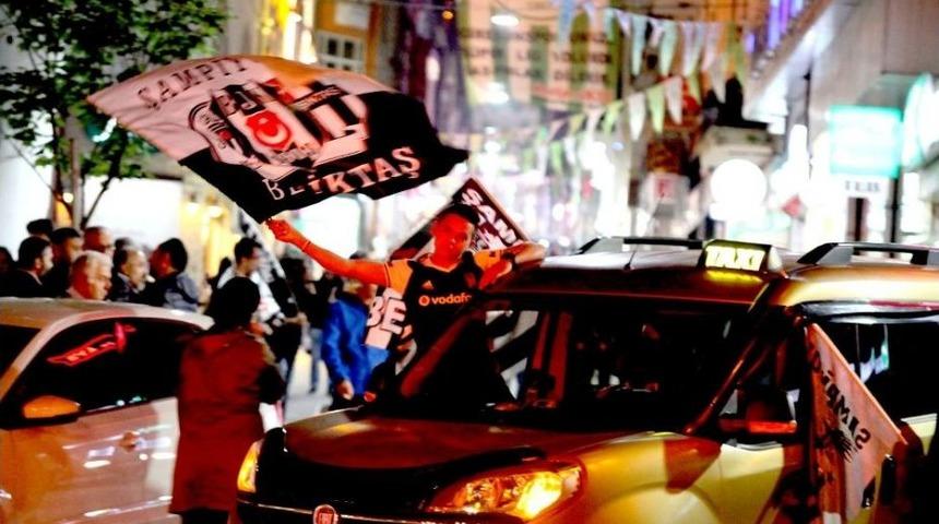 Beşiktaş&rsquo;ın Şampiyonluğu Giresun&rsquo;da Coşkuyla Kutlandı.