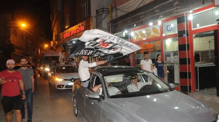 Cizre&rsquo;de Beşiktaş&rsquo;ın Şampiyonluk Sevinci