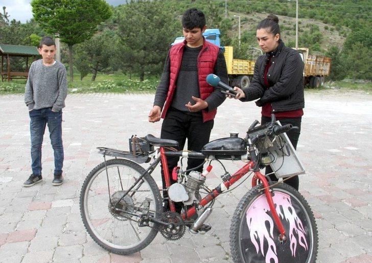 Liseli Gençten Motorlu, Güneş Panelli Bisiklet G3