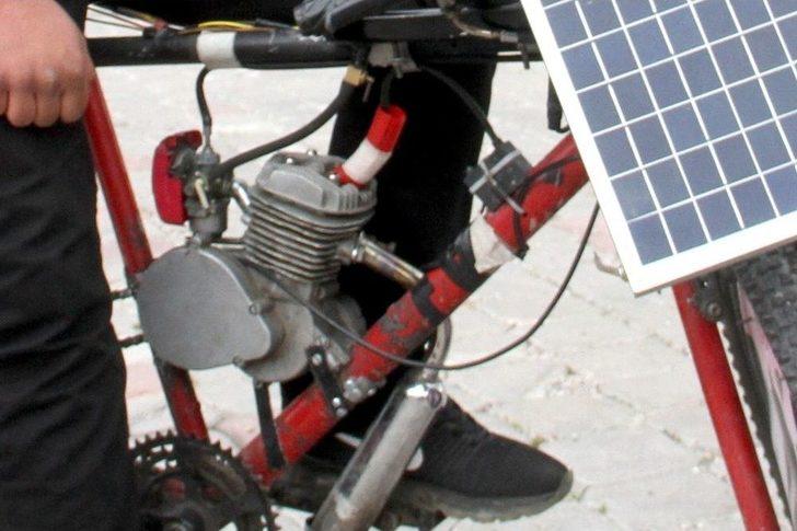 Liseli Gençten Motorlu, Güneş Panelli Bisiklet G5