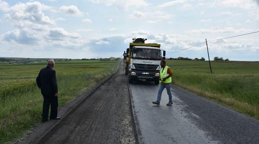 Başkan Albayrak Yol &Ccedil;alışmalarını Yerinde İnceledi