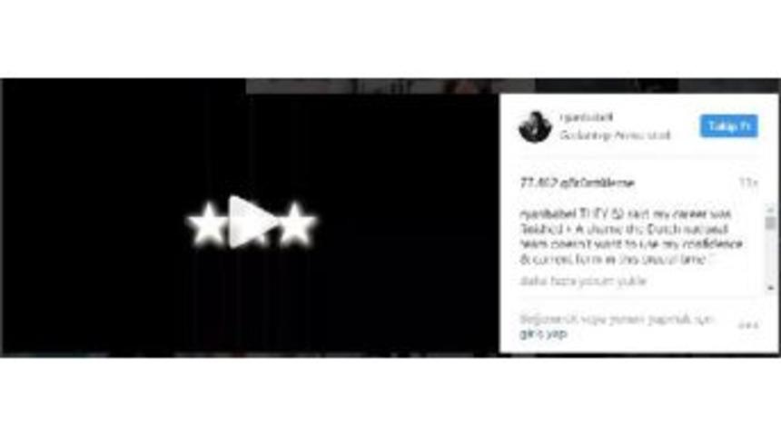 Ryan Babel'den Milli Takım Sitemi&nbsp;