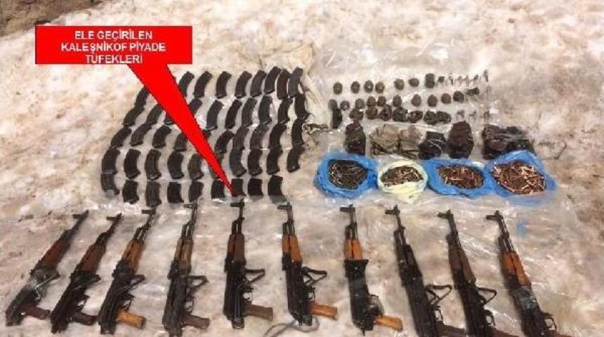 Kato Dağı'nda 22 Mağarada &Ccedil;ok Sayıda Pkk Silahı Ele Ge&ccedil;irildi