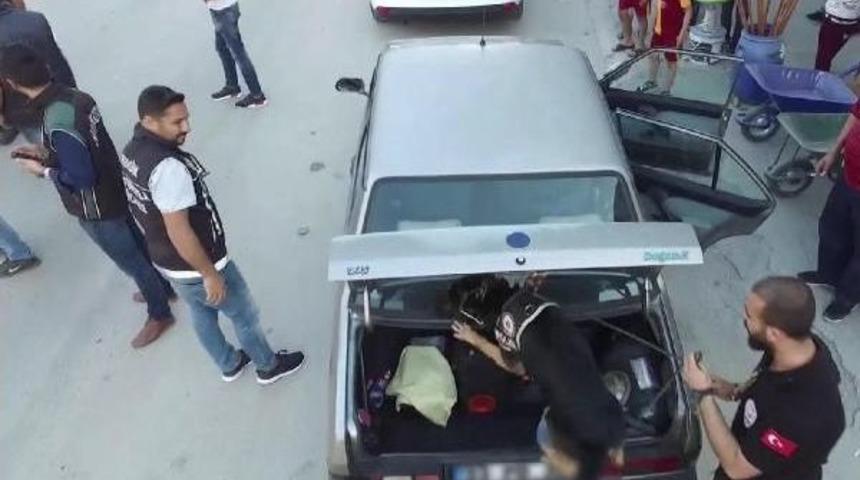 Mersin'de Torbacılara 'drone'lu Uygulama