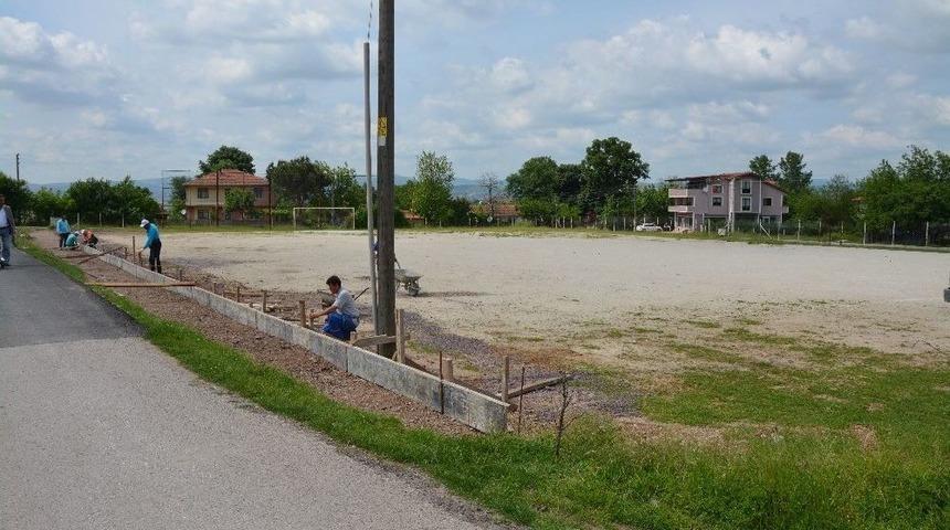 Sarımeşe Futbol Sahası Revize Ediliyor