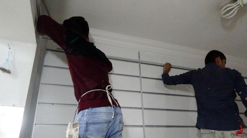 Silopi&rsquo;de İnşaat İş&ccedil;ileri Gece Mesaisinde