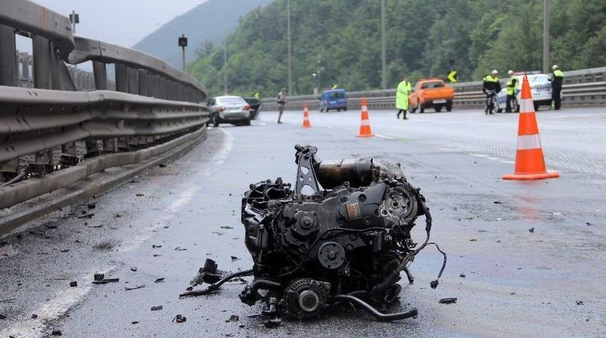 Bolu Dağı&rsquo;nda Kaza: 3 Yaralı