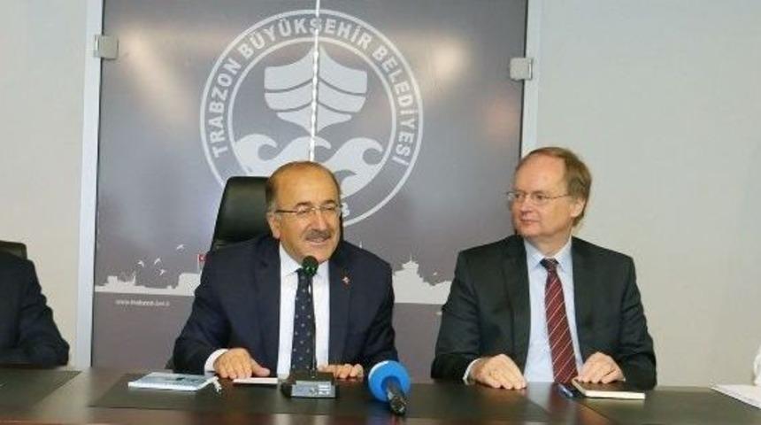 Ab Delegasyonu Başkanı Berger Ve Beraberindeki 18 B&uuml;y&uuml;kel&ccedil;i, Trabzon&rsquo;da