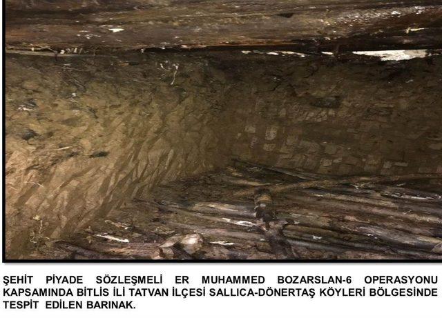 Bitlis’te 8 Sığınak İmha Edildi