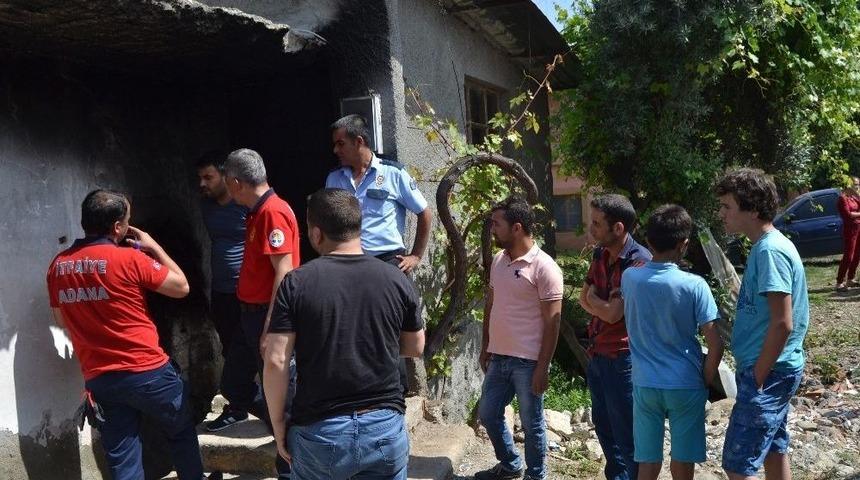 Kozan&rsquo;da Ev Yangını