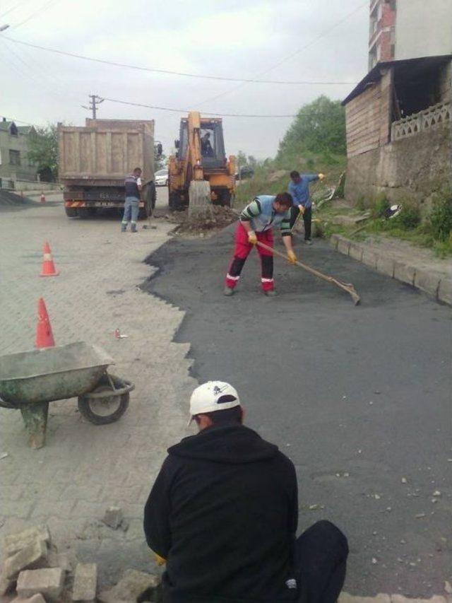 Akçakoca’da Kilit Parke Çalışmaları Sürüyor