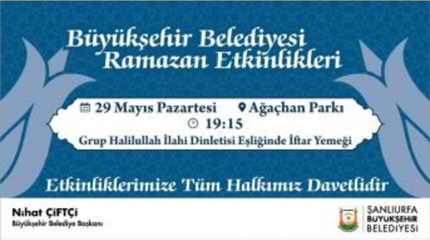 B&uuml;y&uuml;kşehir Belediyesinden İftara Davet