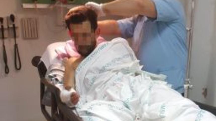 Elektrik Akımına Kapılan İş&ccedil;i Hastanelik Oldu